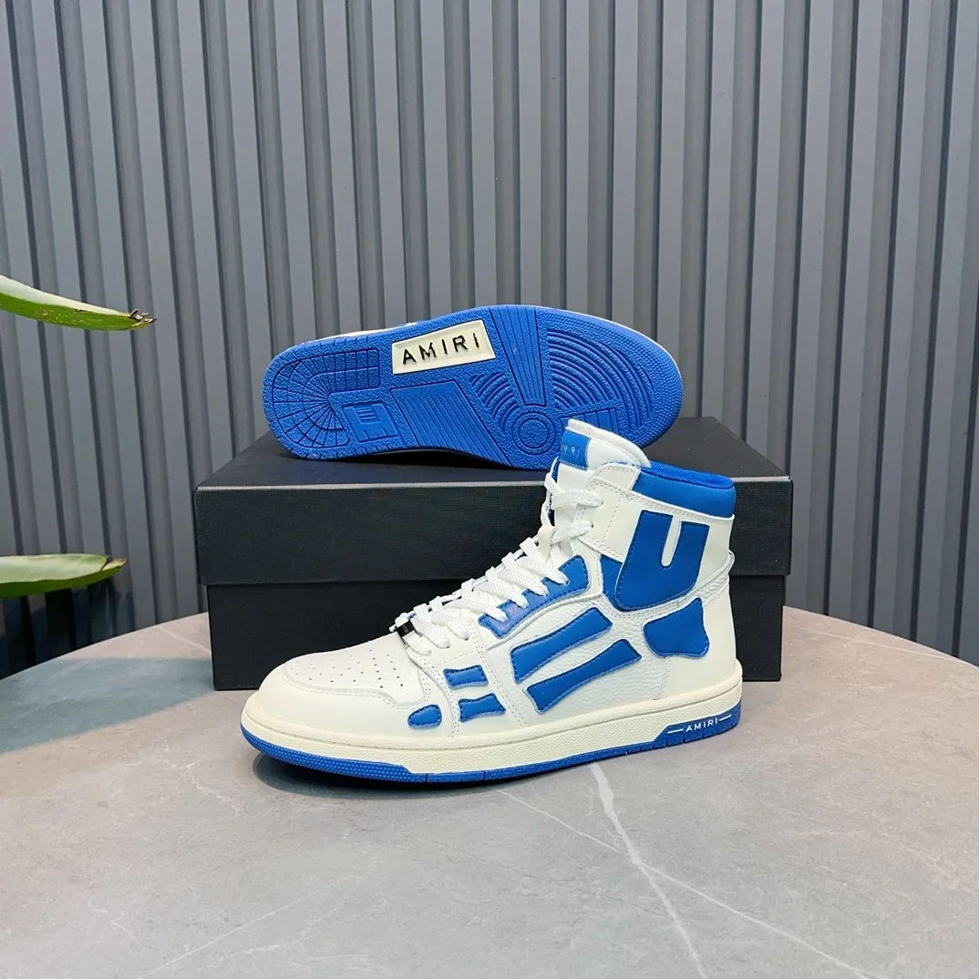 Men's shoes💰620💰 AMIRI AMIRI trendy brand hot sale🔥 Available all year round✅Couples💑 Official website synchronization Imported fabrics 1⃣️ratio 1⃣️Re-engraved, original factory special original sole, 35-45 (38.45. Non-refundable)